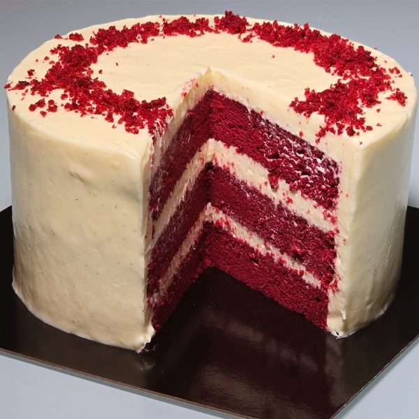 The Couture Red Velvet Chiffon Cake From £85