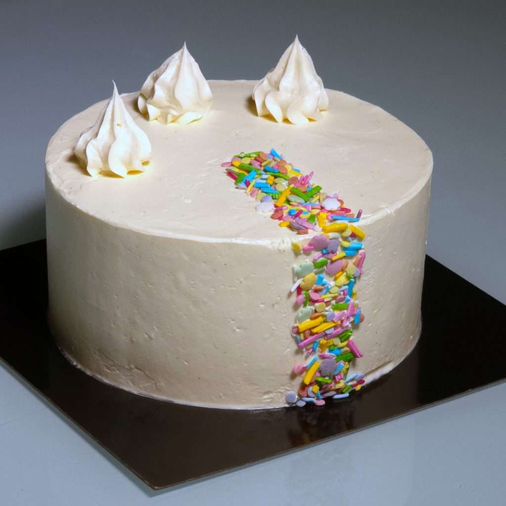 The Couture Confetti Cake