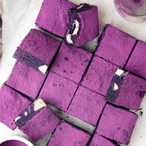 Ube Brownies with White Chocolate From £45