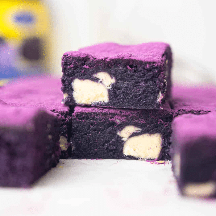 Ube Brownies with White Chocolate From £45