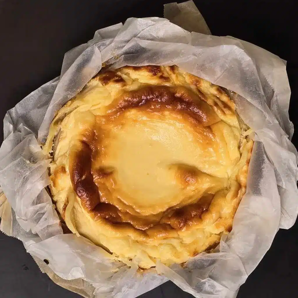 Traditional San Sebastian Burnt Basque Cheesecake