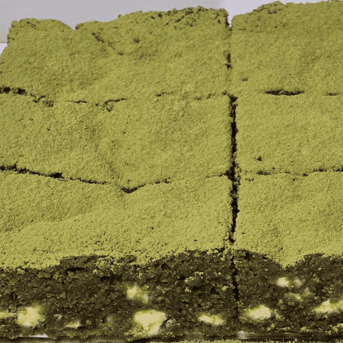 Matcha Brownies with White Chocolate From £45