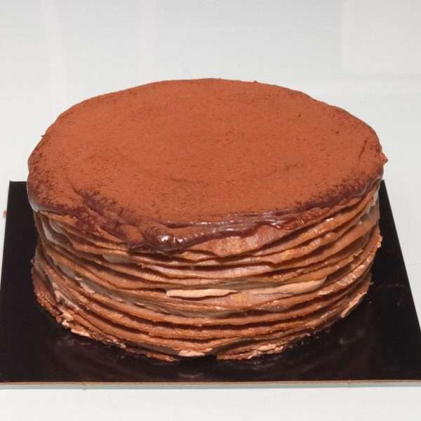 Chocolate Mille Crepe Cake From £85