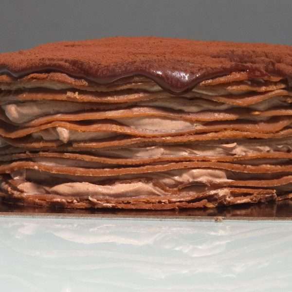 Chocolate Mille Crepe Cake From £85