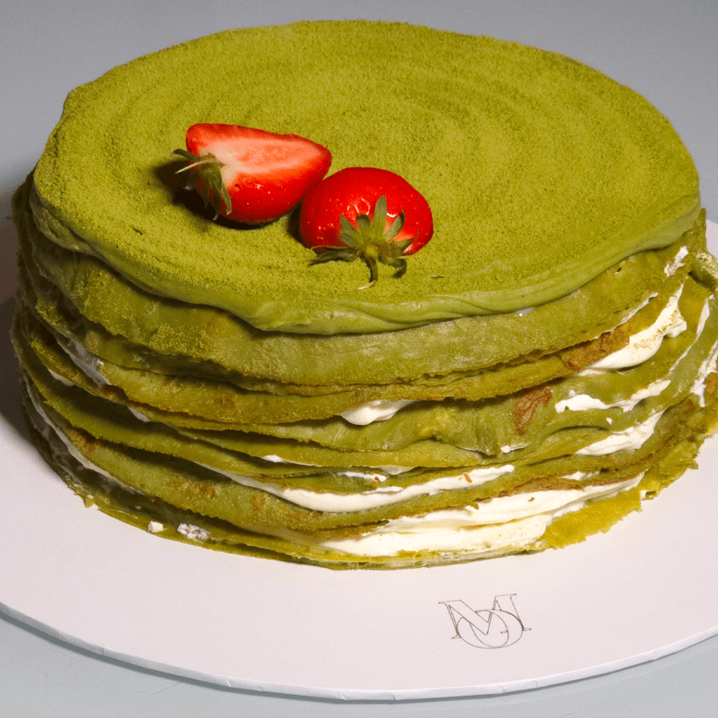 matcha mille crepe 2