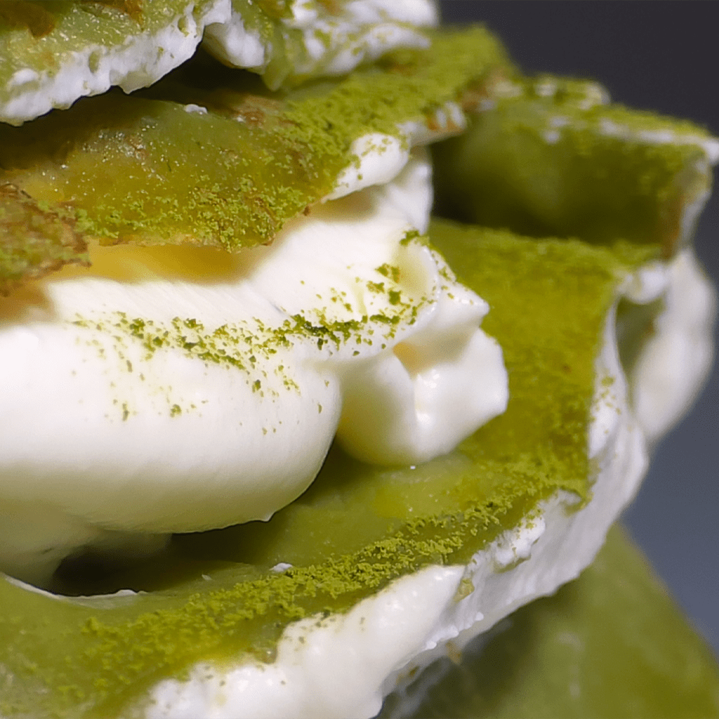 private client cake delivery Mayfair 3 matcha mille crepe 8