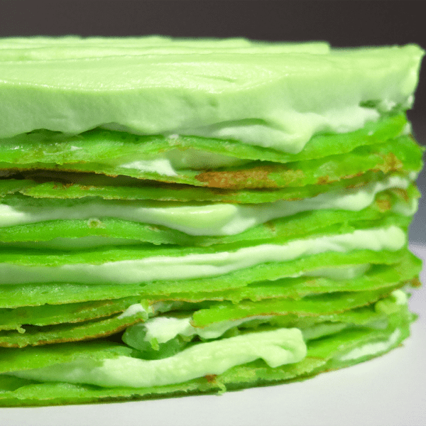 Pandan Mille Crepe Cake From £85