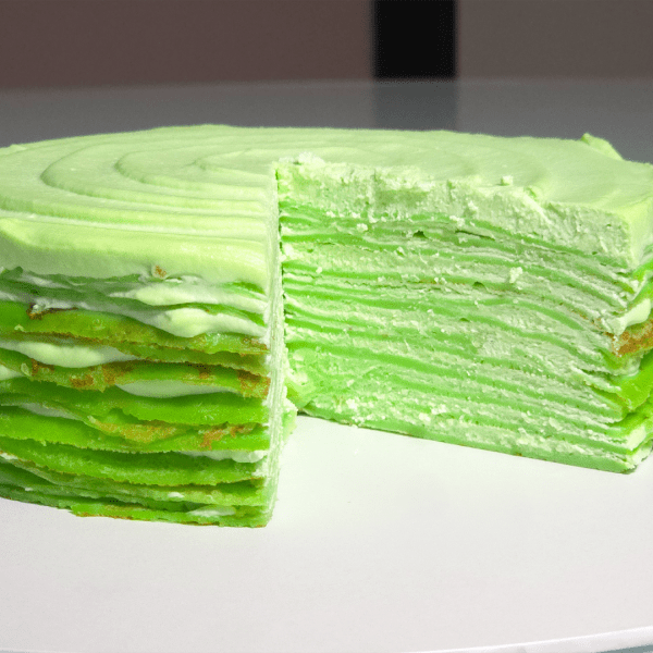 Pandan Mille Crepe Cake From £85