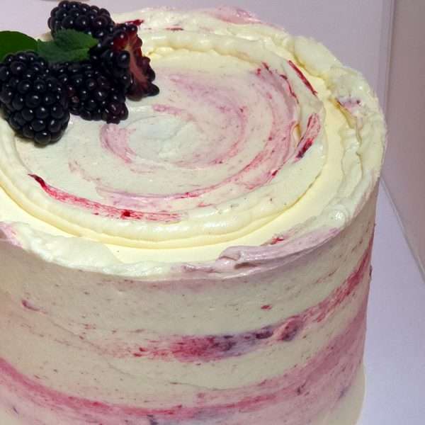 Decadent Triple Layer Blackberry Cake From £95