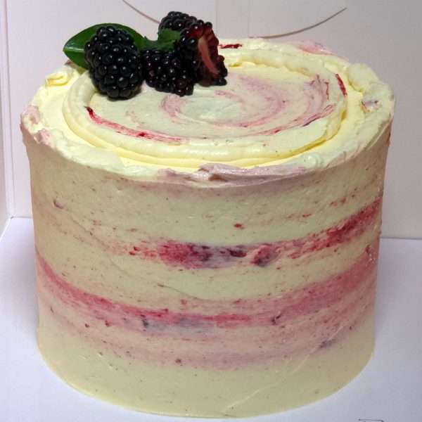 Decadent Triple Layer Blackberry Cake From £95