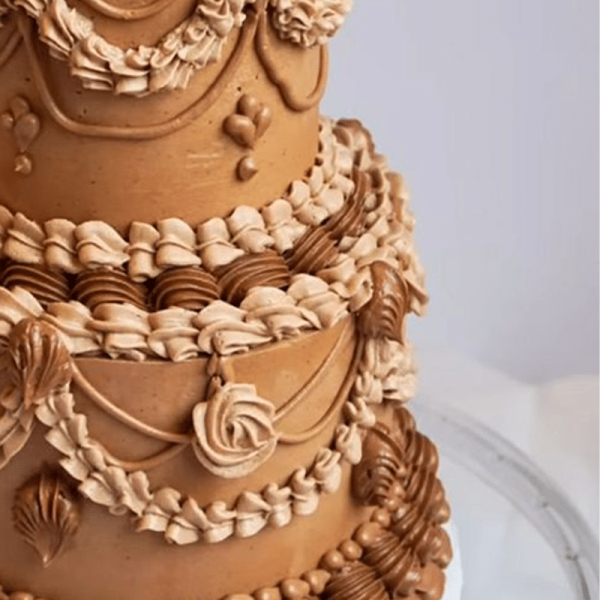 Belgian Chocolate Lambeth 2 tier Wedding Cake From £950 3 Belgian Chocolate Lambeth 2 tier Wedding Cake From £950