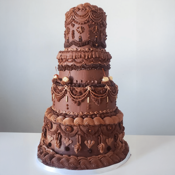 Belgian Chocolate Lambeth Wedding Cake