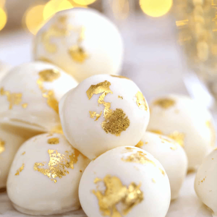 Champagne White Chocolate Truffles From £55