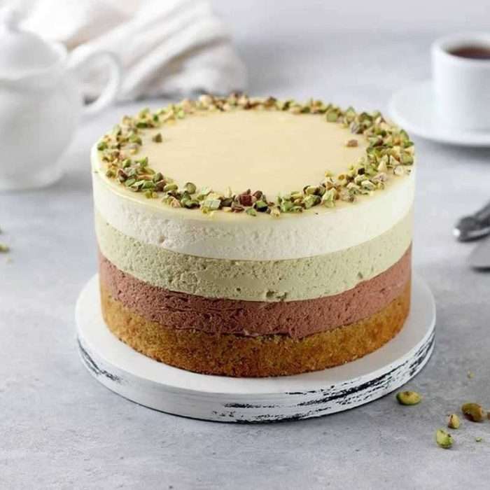 Pistachio Chocolate Mousse Cake From £95