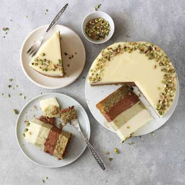 Pistachio Chocolate Mousse Cake From £95