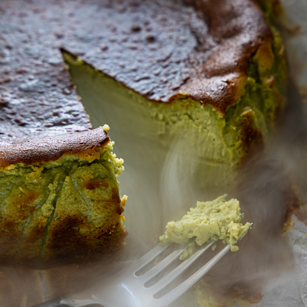Pistachio Burnt Basque Cheesecake From £75