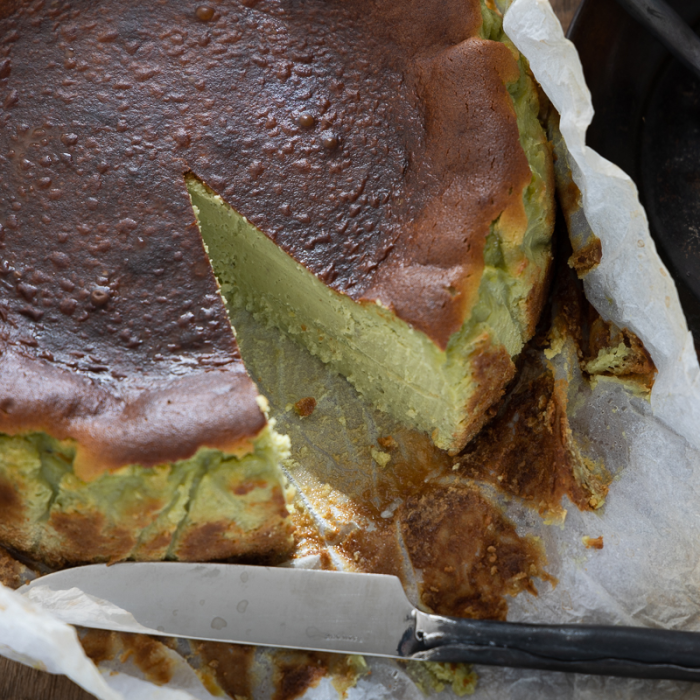 Pistachio Burnt Basque Cheesecake From £75