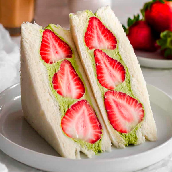 Japanese Matcha Strawberry Sando Sandwich From £42