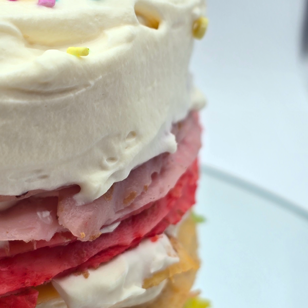 Rainbow Mille Crepe Cake From £95