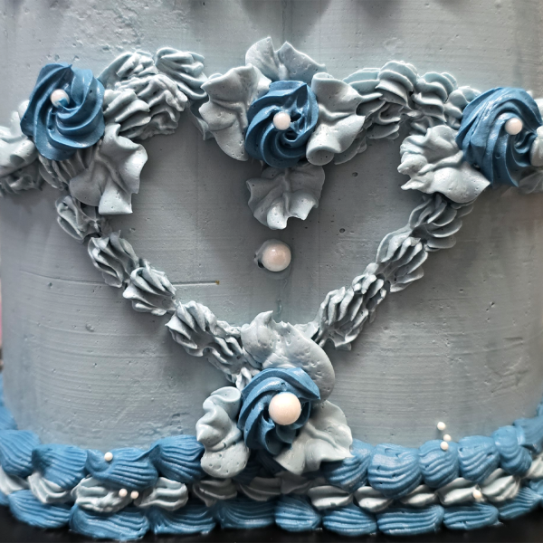 Blue Matcha Lambeth Heart Cake From £185 5 Blue Matcha Lambeth Heart Cake From £185
