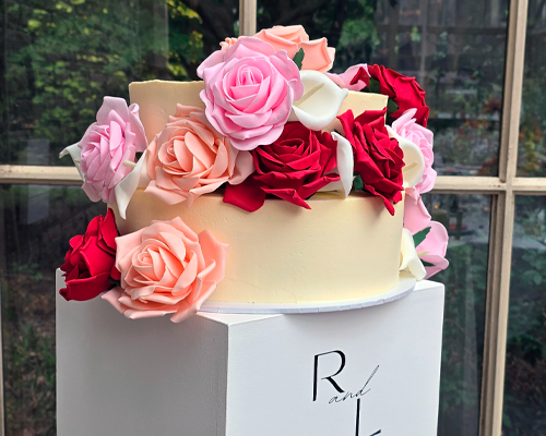 Leanne & Roman: A Couture Pandan Chiffon Cake