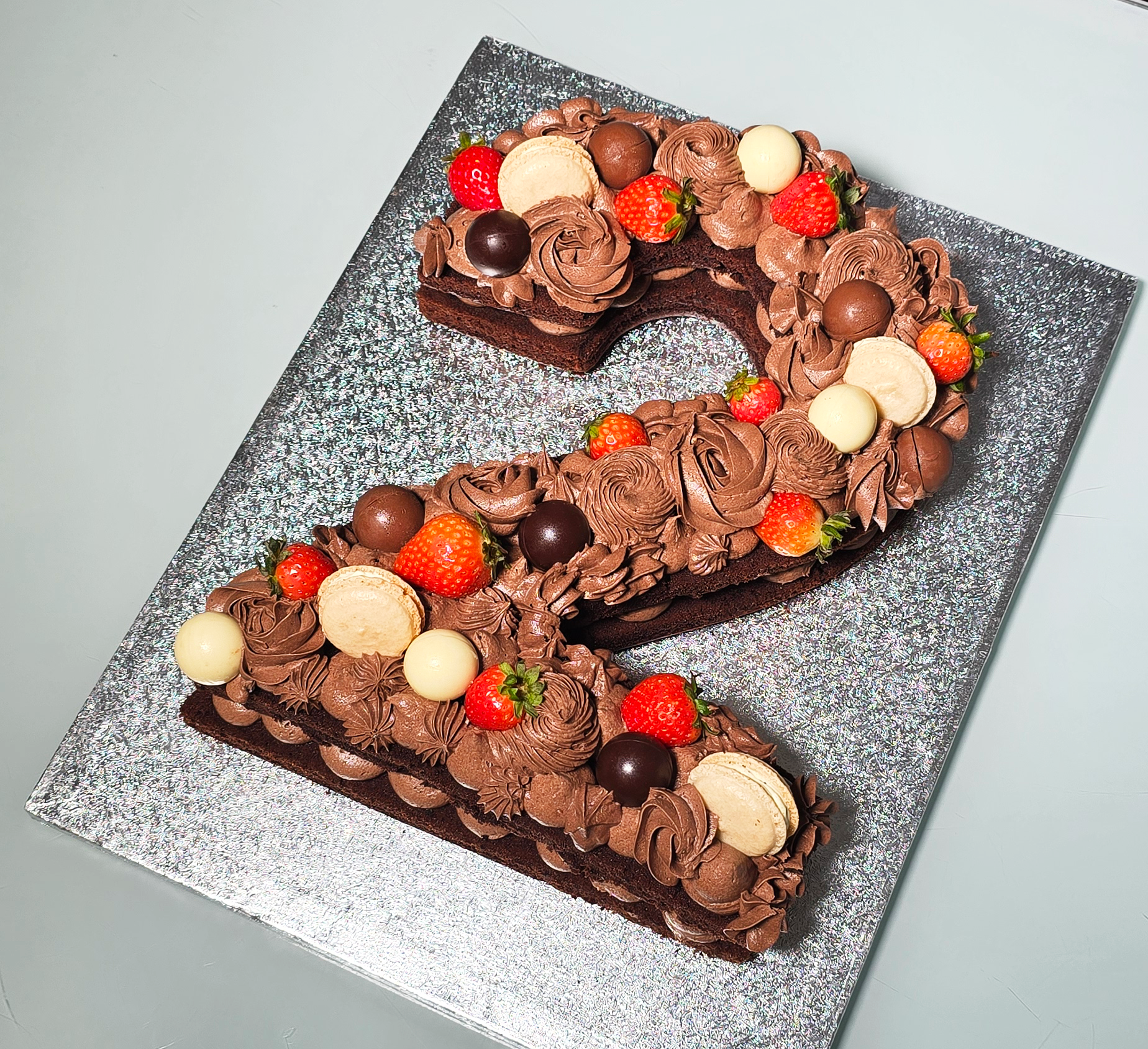Chocolate Couture Letter Cake