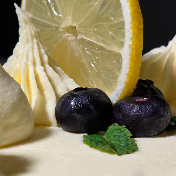 Couture Lemon and Blueberry Chiffon Cake From £95