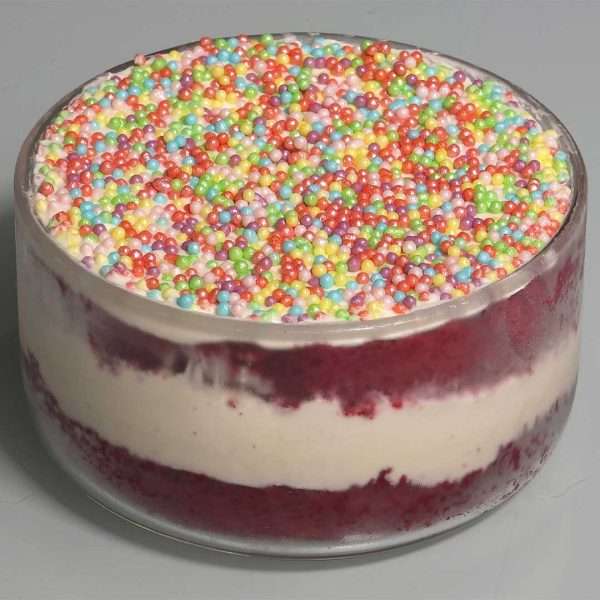 Red Velvet Chiffon Dot Cake 3 Red Velvet Chiffon Dot Cake