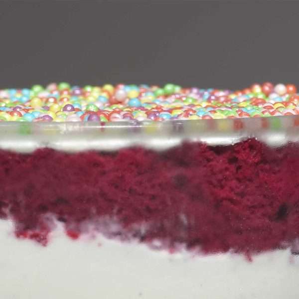 Red Velvet Chiffon Dot Cake 4 Red Velvet Chiffon Dot Cake