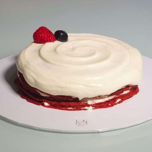 Red Velvet Crepe Cake
