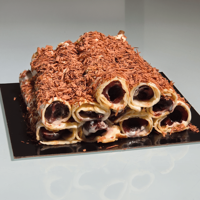 Cușma lui Guguță — Moldovan Cherry Crepe Cake From £125