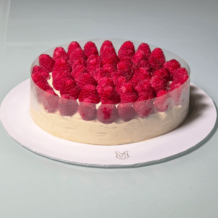 Raspberry Mille Crepe Cake From £85