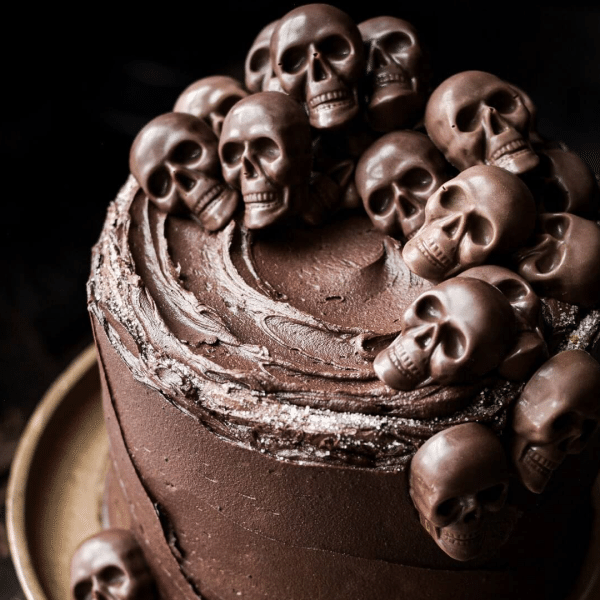 Chocolate Skull Cake From £110
