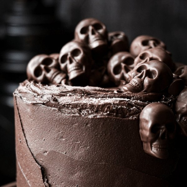Chocolate Skull Cake From £110